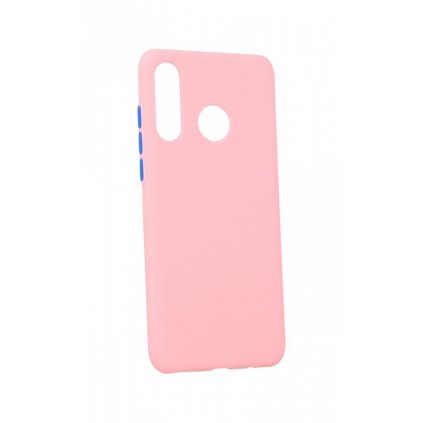 Zadný silikónový kryt Solid na Huawei P30 Lite ružový