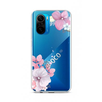 Zadný silikónový kryt na Xiaomi Poco F3 Violet Blossom