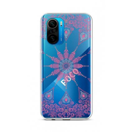 Zadný silikónový kryt na Xiaomi Poco F3 Pink Mandala