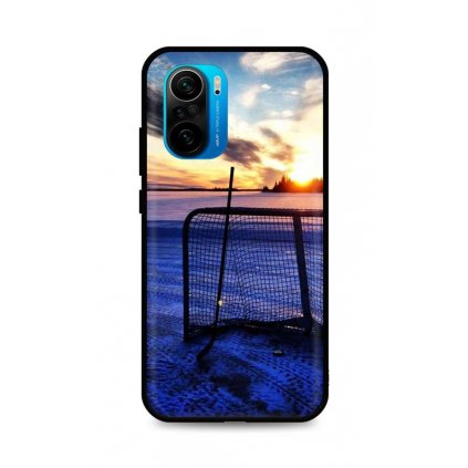 Zadný silikónový kryt DARK na Xiaomi Poco F3 Hockey Sunset