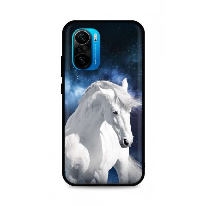 Zadný silikónový kryt DARK na Xiaomi Poco F3 White Horse