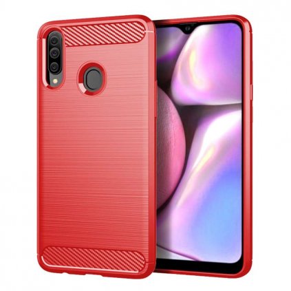Zadný silikónový kryt na Samsung A20e červený
