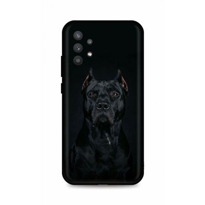 Zadný silikónový kryt DARK na Samsung A32 5G Dark Pitbull