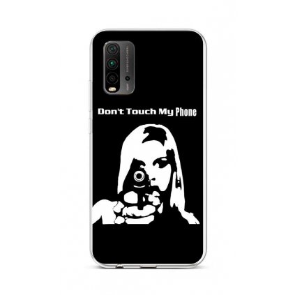 Zadný silikónový kryt na Xiaomi Redmi 9T Dont Touch Gun