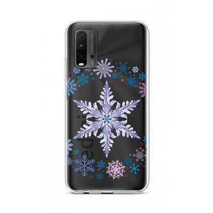 Zadný silikónový kryt na Xiaomi Redmi 9T Snowflake