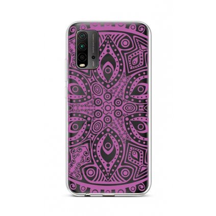 Zadný silikónový kryt na Xiaomi Redmi 9T Violet Mandala