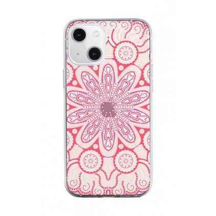 Zadný silikónový kryt na iPhone 13 mini Romantic Mandala