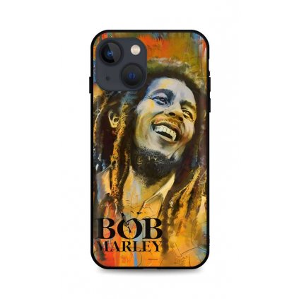 Zadný silikónový kryt DARK na iPhone 13 mini Bob Marley