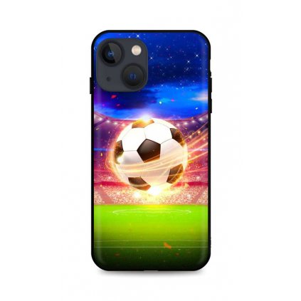 Zadný silikónový kryt DARK na iPhone 13 mini Football Dream