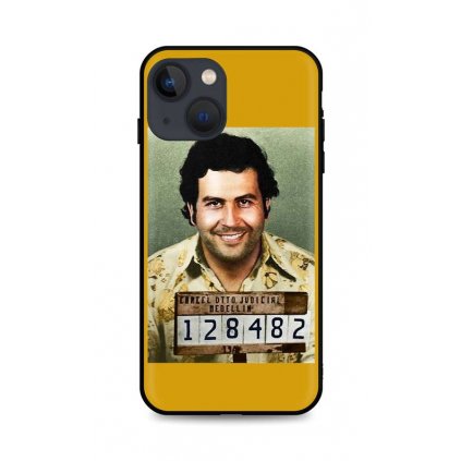 Zadný silikónový kryt DARK na iPhone 13 mini Pablo Escobar