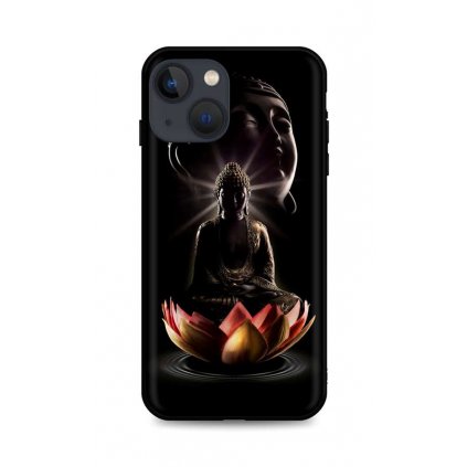 Zadný silikónový kryt DARK na iPhone 13 mini Meditation