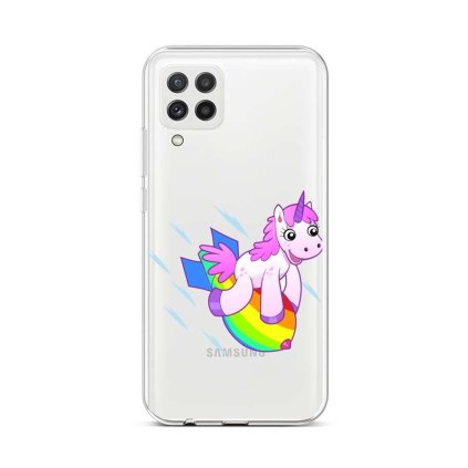 Zadný silikónový kryt na Samsung A22 Flying Unicorn