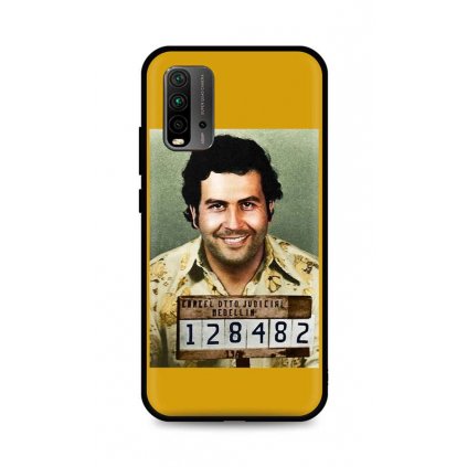 Zadný silikónový kryt DARK na Xiaomi Redmi 9T Pablo Escobar