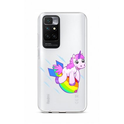 Zadný silikónový kryt na Xiaomi Redmi 10 Flying Unicorn