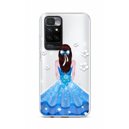 Zadný silikónový kryt na Xiaomi Redmi 10 Blue Princess