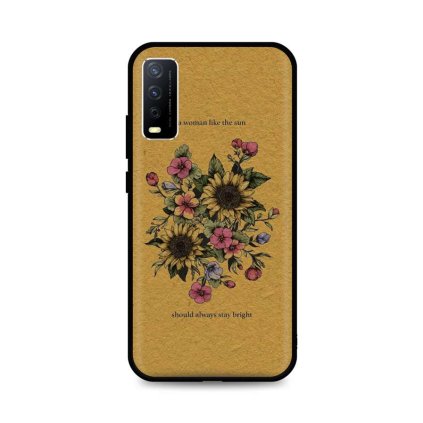 Zadný silikónový kryt DARK na Vivo Y20s Bouquet