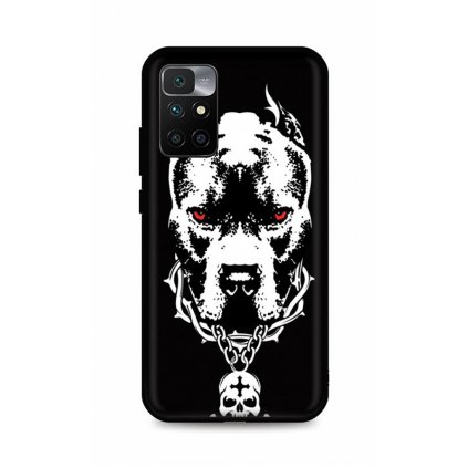 Zadný silikónový kryt DARK na Xiaomi Redmi 10 Fighting Dog