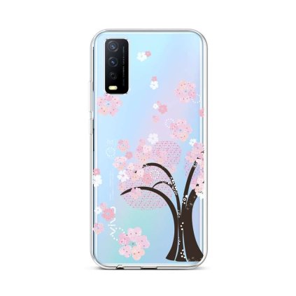 Zadný silikónový kryt na Vivo Y11s Cherry Tree