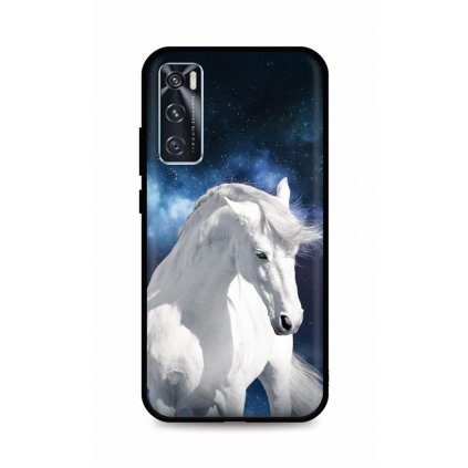 Zadný silikónový kryt DARK na Vivo Y70 White Horse