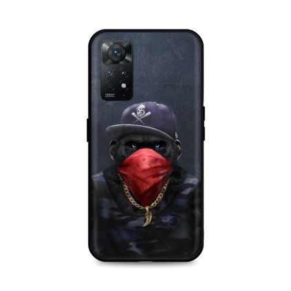 Zadný silikónový kryt DARK na Xiaomi Redmi Note 11 Pro Monkey Gangster