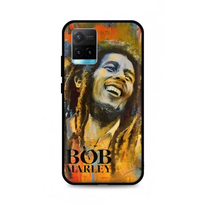 Zadný silikónový kryt DARK na Vivo Y21s Bob Marley