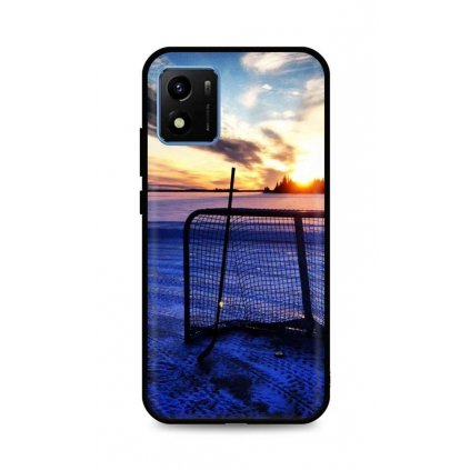 Zadný silikónový kryt DARK na Vivo Y01 Hockey Sunset