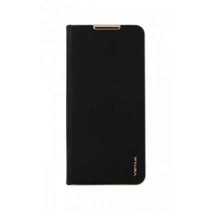 Flipové puzdro Luna Book na Samsung A12 čierne