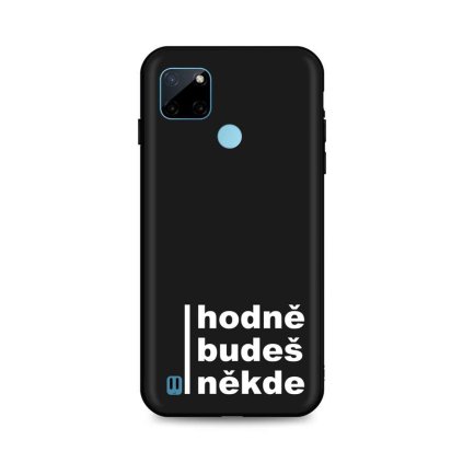Zadný silikónový kryt DARK na Realme C21Y Hodně budeš někde