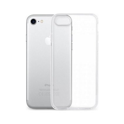 Zadný silikónový kryt na iPhone 7 2 mm priehľadný