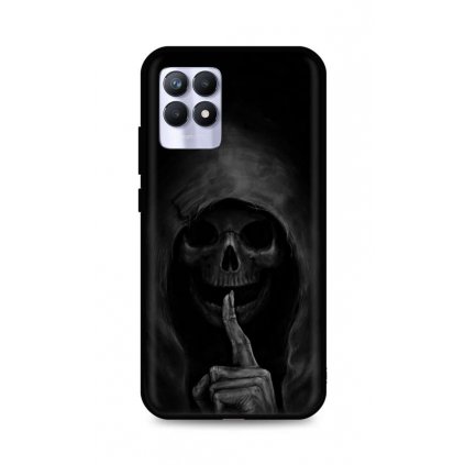 Zadný silikónový kryt DARK na Realme 8i Dark Grim Reaper