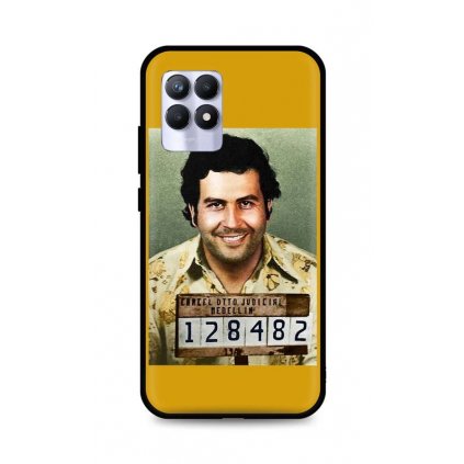 Zadný silikónový kryt DARK na Realme 8i Pablo Escobar