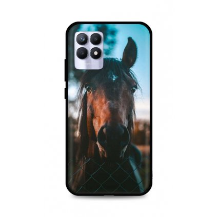 Zadný silikónový kryt DARK na Realme 8i Horse