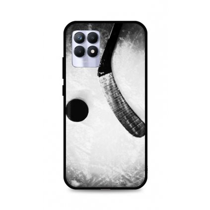 Zadný silikónový kryt DARK na Realme 8i Hockey