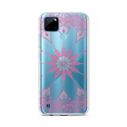 Zadný silikónový kryt na Realme C21Y Pink Mandala