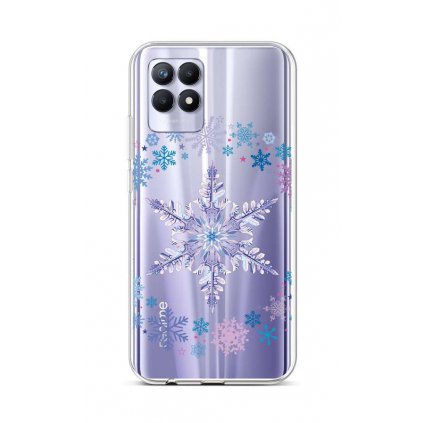 Zadný silikónový kryt na Realme 8i Snowflake