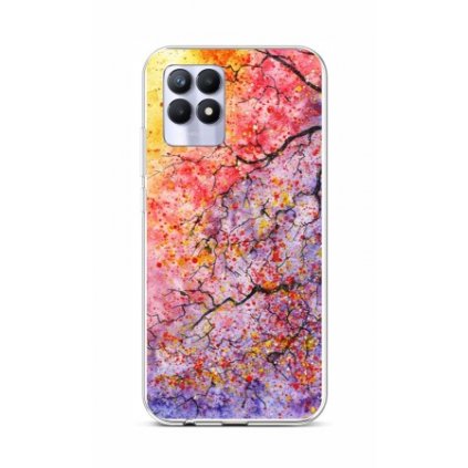 Zadný silikónový kryt na Realme 8i Abstract Tree