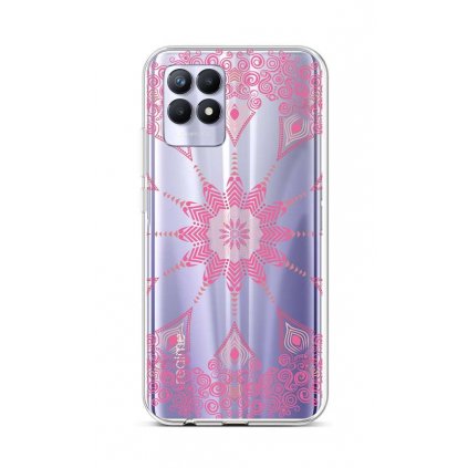 Zadný silikónový kryt na Realme 8i Pink Mandala