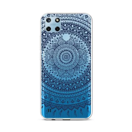 Zadný silikónový kryt na Realme C25Y Navy Mandala