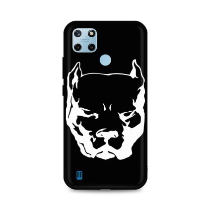 Zadný silikónový kryt DARK na Realme C25Y Pitbull