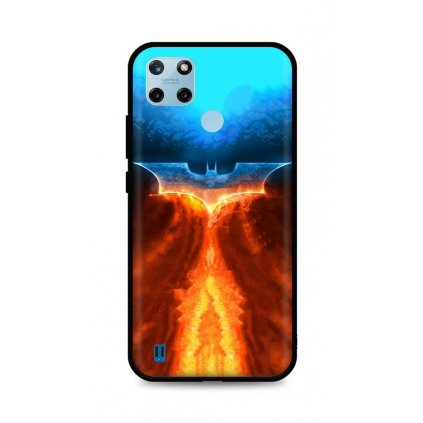 Zadný silikónový kryt DARK na Realme C25Y Fiery Batman