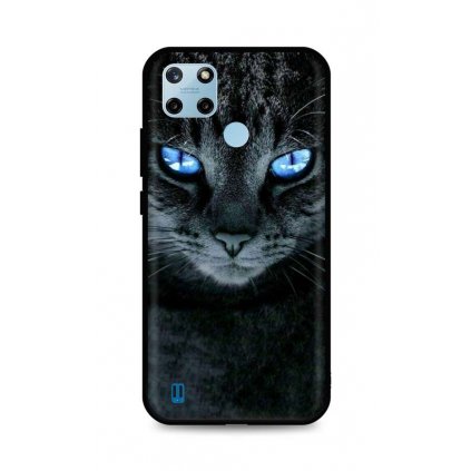 Zadný silikónový kryt DARK na Realme C25Y Dark Cat