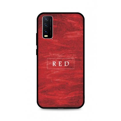 Zadný pevný kryt LUXURY pre Vivo Y20s Red