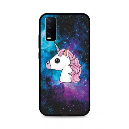 Zadný pevný kryt LUXURY pre Vivo Y20s Space Unicorn