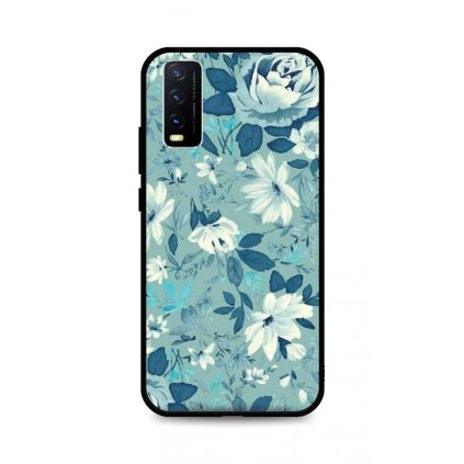 Zadný pevný kryt LUXURY pre Vivo Y20s Retro Flowers