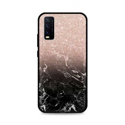 Zadný pevný kryt LUXURY pre Vivo Y20s Sparkling Marble