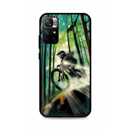 Zadný silikónový kryt DARK na Xiaomi Poco M4 Pro 5G Mountain Bike