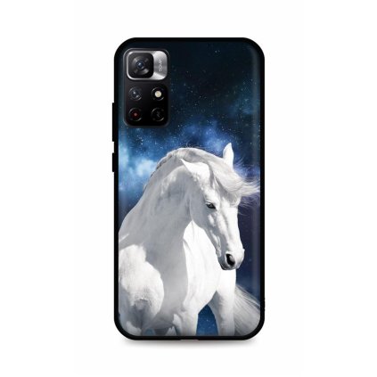 Zadný silikónový kryt DARK na Xiaomi Poco M4 Pro 5G White Horse