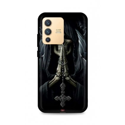 Zadný silikónový kryt DARK na Vivo V23 5G Grim Reaper