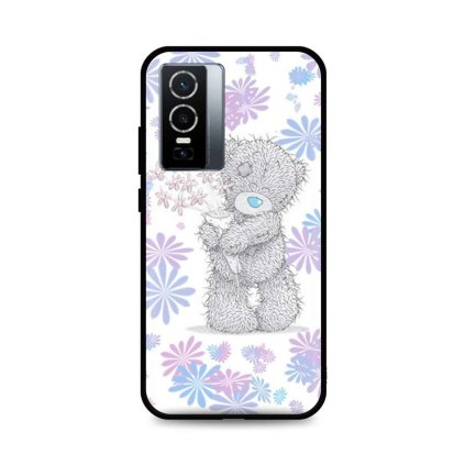 Zadný silikónový kryt DARK pre Vivo Y76 5G Floral Teddy