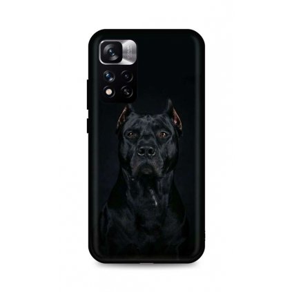 Zadný silikónový kryt DARK na Xiaomi Redmi Note 11 Pro+ 5G Dark Pitbull